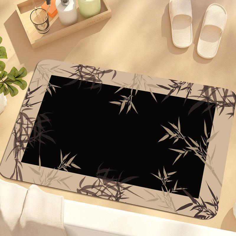 

Ретро китайский мягкий диатомовый коврик-абсорбент для ванной, напольный коврик, коврик для туалета у двери, быстросохнущий, нескользящий коврик для ног 40X60cm 15.7X23.6in