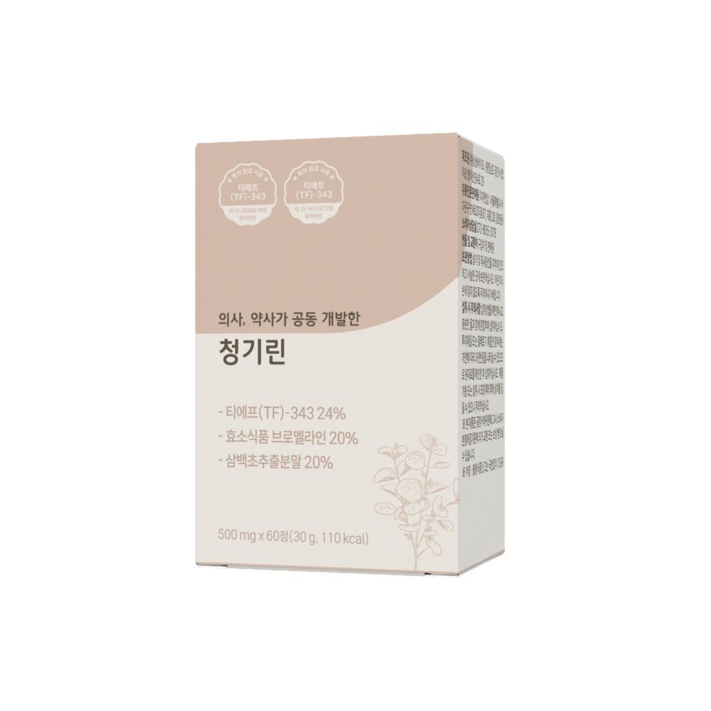 Cheonggirin, Sambeakcho Extract, Bromelain, Domestic, KFDA, Waste, 180 Tablets, 1 Pc