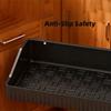 Silicone Over the Stove Spice Rack 3 Partitions Kitchen Storage Shelf  for Flat-Top Stove