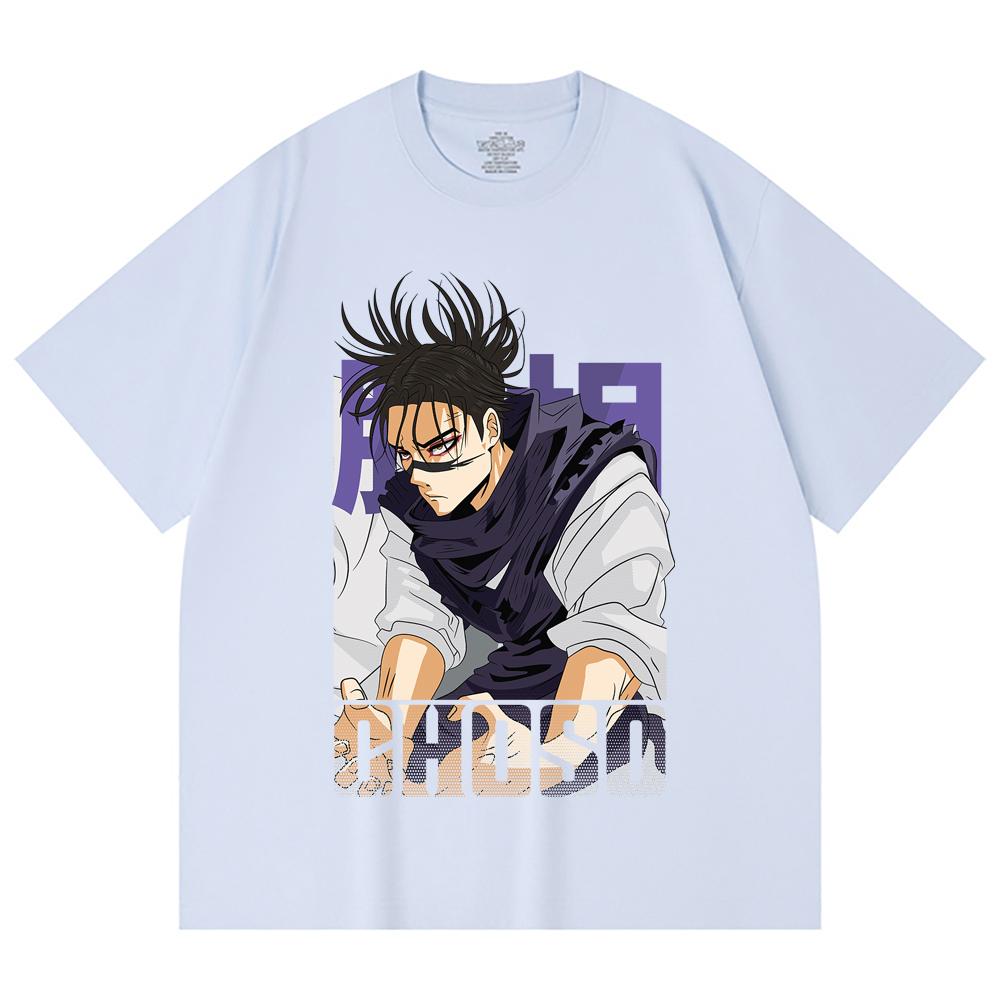 230 Gsm 100% Katoen Jujutsu Kaisen V29 Choso Print Unisex Zwaar Katoen T-shirt