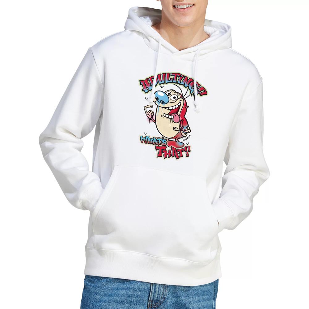 Ren & Stimpy Mens Adulting Whats That? Hoodie