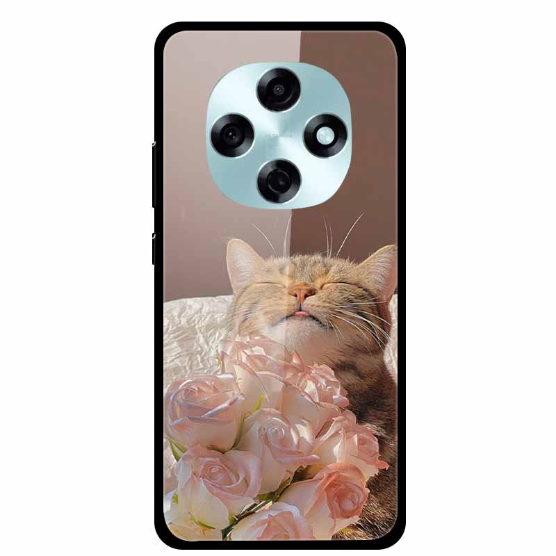 

Butterfly Tempered Glass Case For A5i Pro A5 4G Case 6.67 Hard Back Cover Bumper For OPPO A6 Pro A6i A5 5G Cases Coque Capa OPPO A6i 5G