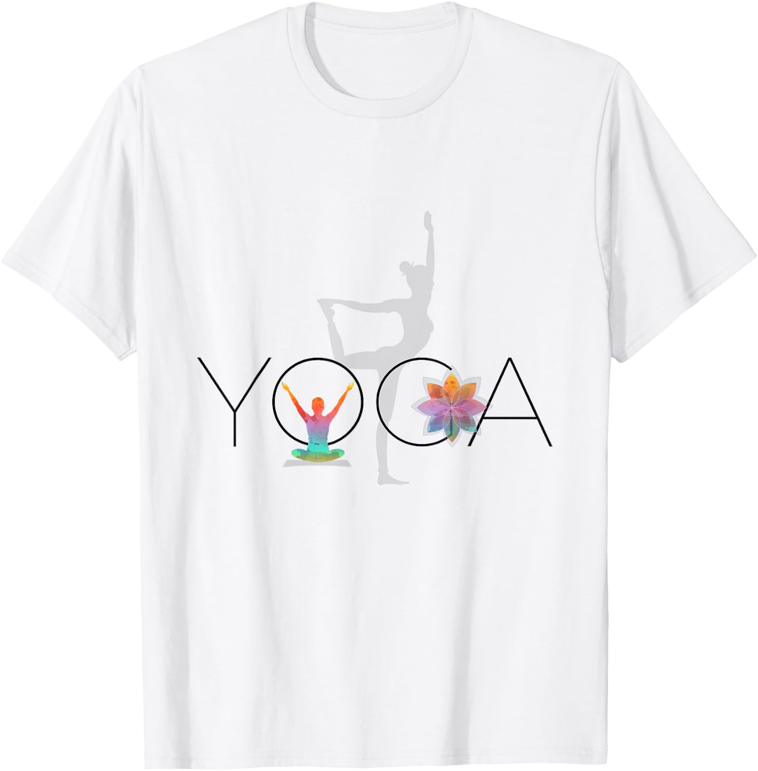 Yoga Meditation and Lotus Flower Relaxing Yogis Gift T-Shirt Unisex T-Shirt XXXL