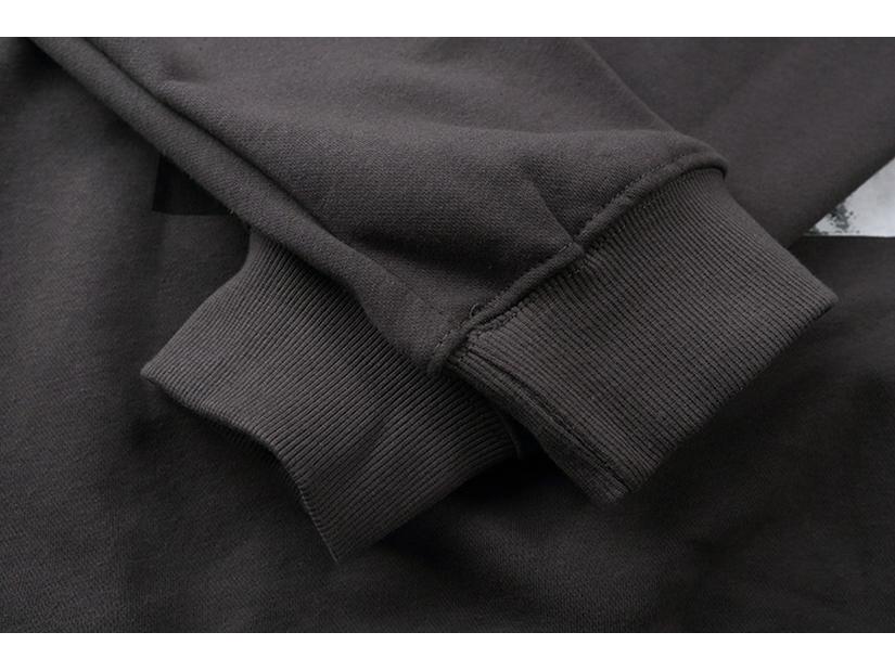 CAVEMPT Retro Print Round Neck Hoodie - Japanese Trendy Brand