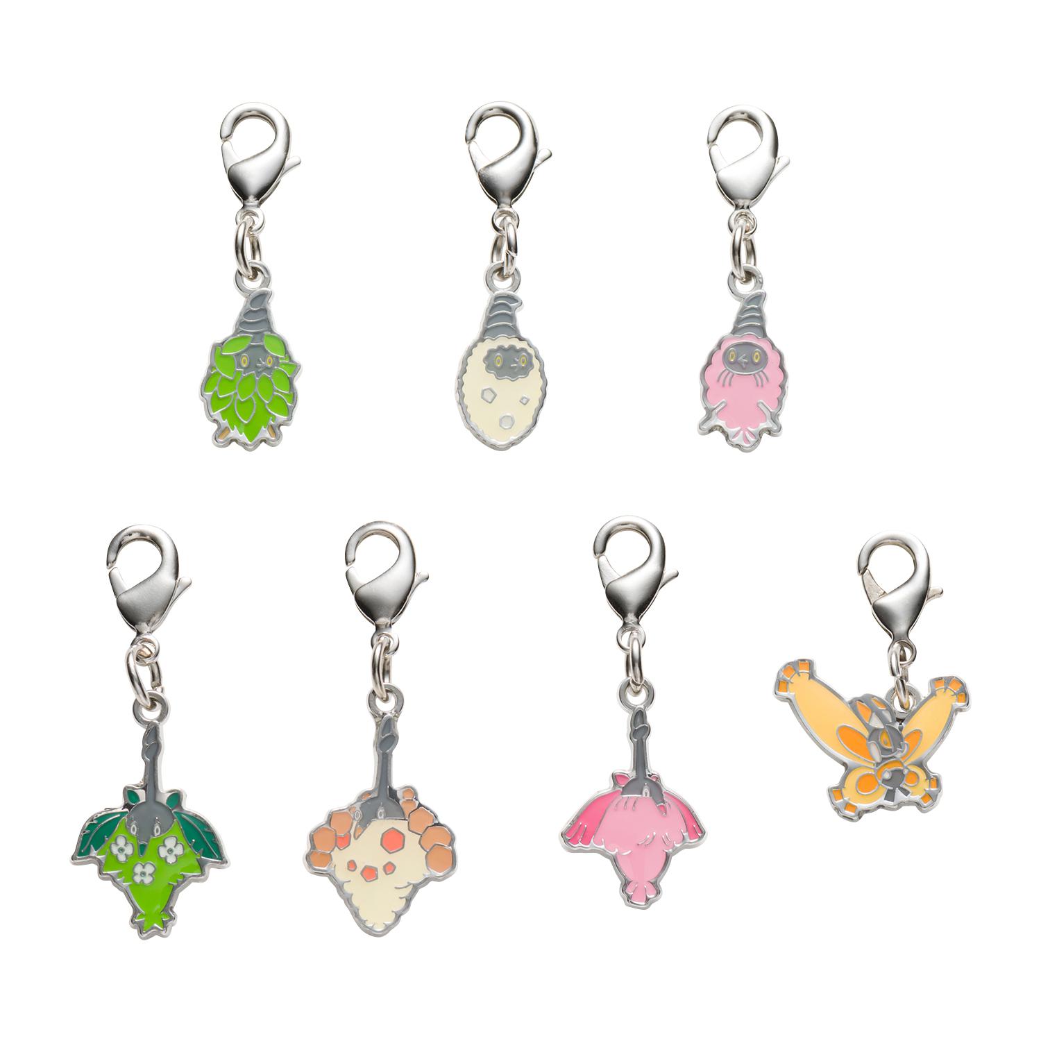 

[Pokemon] Official Pokemon Center National Pokedex Metal Charm Collection: Burmy (#412) & Wormadam (#413, #414)
