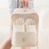 Portable Three-Layer Dustproof Shoe Storage Bag - Easy Carry, Handheld, for Outdoor Travel