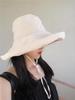 Japanese Style Wide Brim UV Sun Visor Hat for Women - Spring, Summer, Autumn Casual Bucket Hat