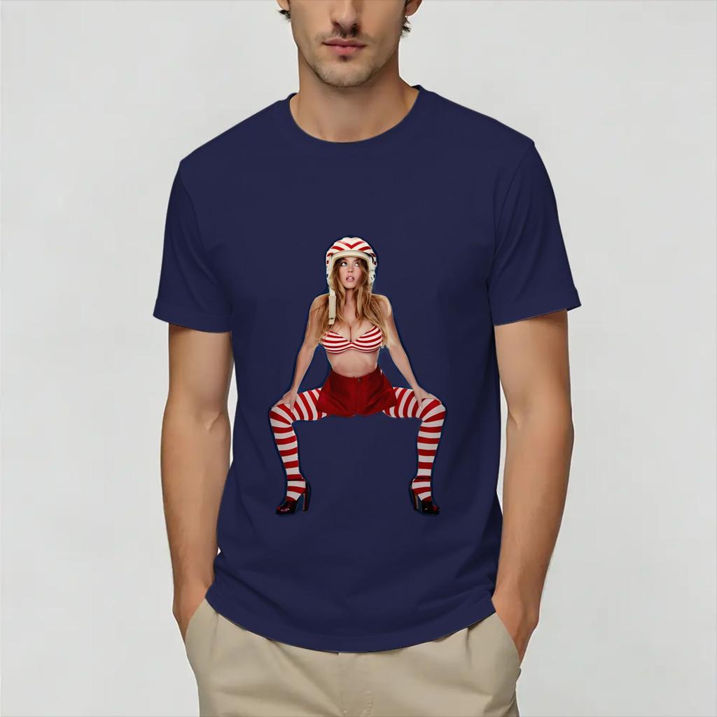 Sydney Sweeneys Cotton Tshirt For Unisex Summer Vintage Tshirts Crewneck Harajuku Tee Shirt Oversized Hot Sale Tops