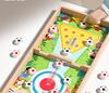 Bouncing Chess Catapult: Wooden Two-Player Battle Game for Parent-Child Interaction & Educational Fun