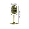 Miniature Simulation Microphone Plastic Dynamic Vocal Microphone  Home Decoration