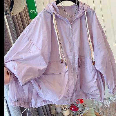 Women Sunscreen Coat  Loose Large Size Breathable Sun-Protective Clothing Jacket Fashion Outdoor Thin Quick-Drying Top Female