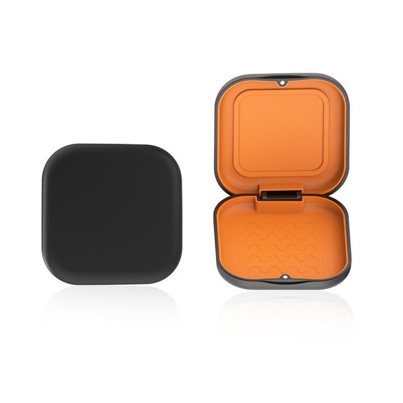 

Невидимый ретейнер Коробка Зеркало Кейс для хранения Квадратный Капа-выравниватель Брекеты Ортодонтия Контейнер Средства для гигиены полости рта as the picture