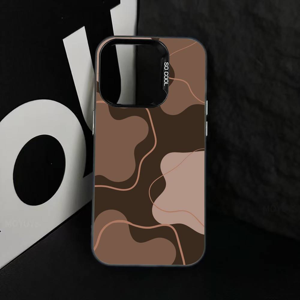 Coque de téléphone imprimé vache pour iPhone 17,16,15,14,13,12,11 Plus,Pro Max,XS,Coque de téléphone argentée colorée Funda Cover