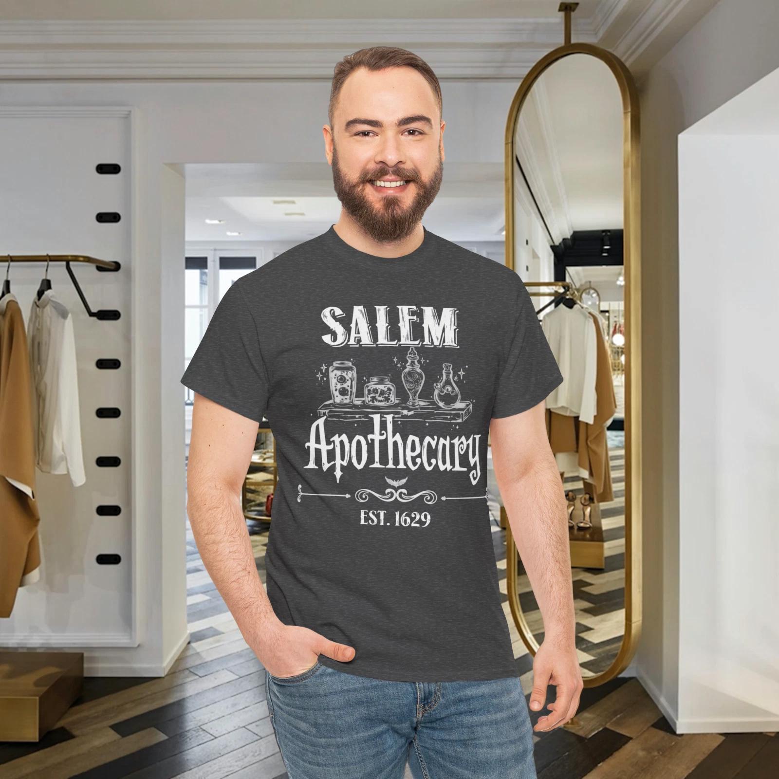 Salem Apothecary Halloween Retro 1692 They Missed One Massachusetts shirt S