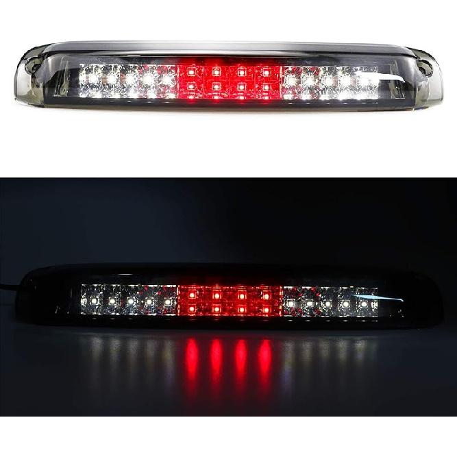 Tresound 3Rd Third Brake Light For 1999-2006 Chevy Silverado/GMC Sierra LED Cargo Light High Mount Lamp, Chrome Housing Red Lens