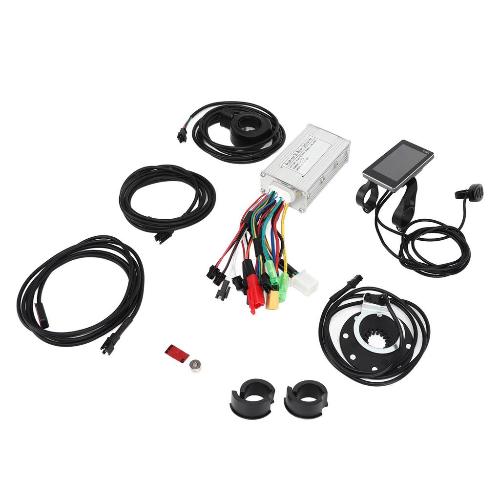 Electric Bike Conversion Kit 17A Three Mode Controller GD06 Display Brushless Motor Controller Set for 250W 350W Motor