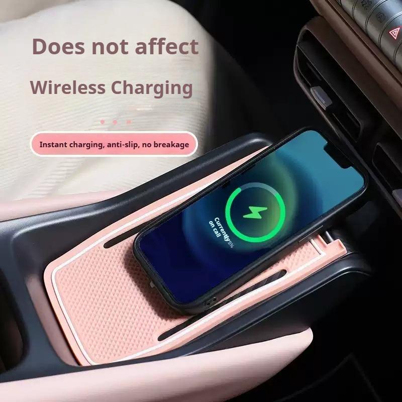 3Pcs for BYD Seagull Dolphin Mini Car Door Slot Storage Cup Pad Anti Slip Pad for Water Cup Car Interior Anti-Dirt Accessories