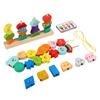 Wooden Expression Set Beads, Attention Training Toys Suitable For Children Aged 3 And Above, Enhance Logical Thinking Ability