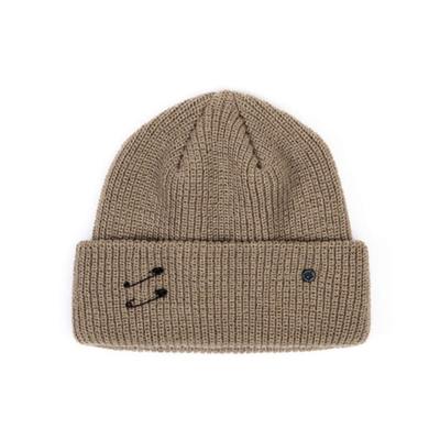BLACKBLOND BBD Signature Custom Short Beanie (Dark Beige)