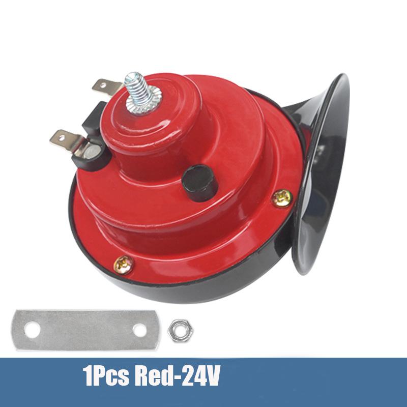 12V 24V 48V Super Loud Motorcycle Waterproof Snail Horn Sound Monophonic Scooters Motorcycle Accessories Electric Moped Horn