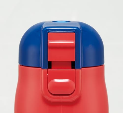 Skater Children's Water Bottle, 2-Way, 470ml (Direct Drinking) or 430ml (Cup Drinking), Thomas the Tank Engine Design, Stainless Steel, Insulated, Lig