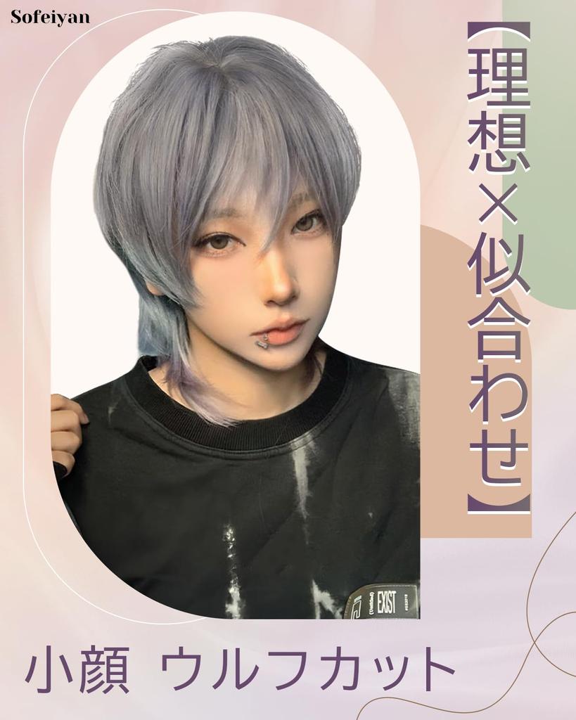 Perucă Sofeiyan scurtă x față mică tunsoare de lup perucă de lup perucă neagră perucă dreaptă perucă completă naturală utilizare zilnică makeover unisex rezistentă la căldură perucă cu plasă de perucă