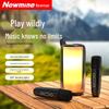 Newmine MC96 Wooden Bluetooth KTV Speaker with Dual Wireless Mics