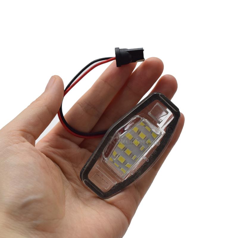 LED License Number Plate Light White For Honda Civic 01-15 Accord 4D 03-17 Odyssey 00-04 Pilot 03-08 Acura MDX RL TSX RDX TL ILX