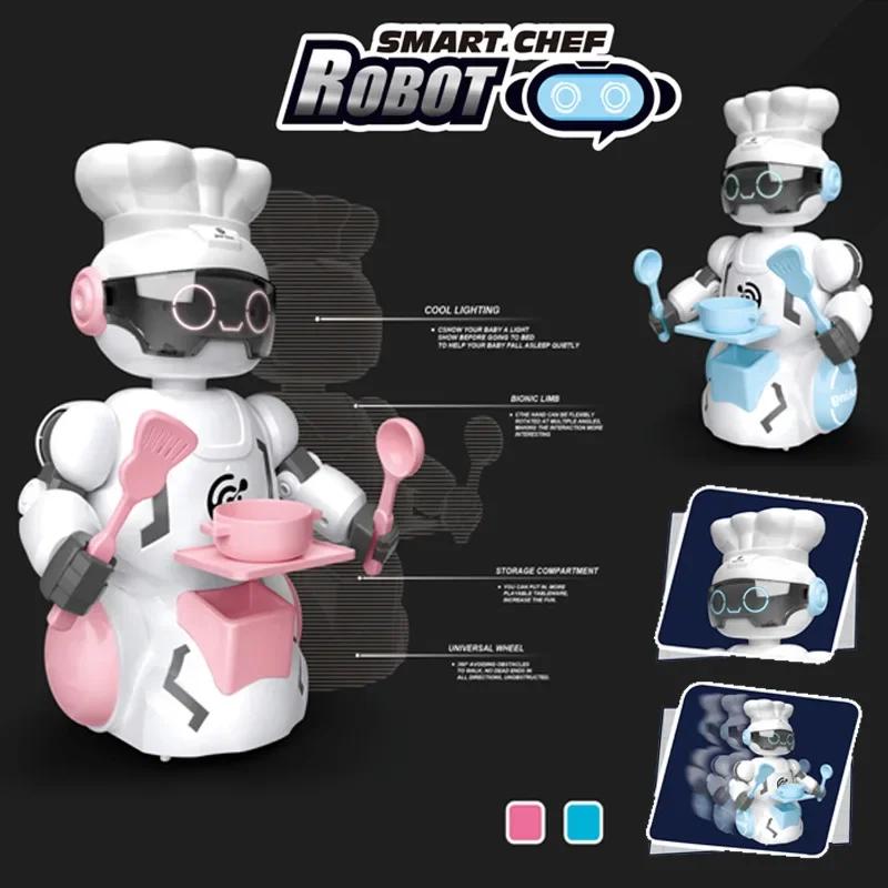 Walking Chef Bot Singing Toy: Interactive Educational Robot for Preschool Kids' Creative Play