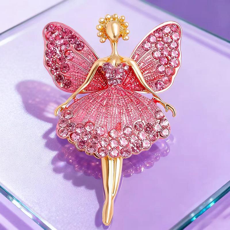 Ballet Girl Dancing Angel Sweet and Attractive Accessories Buckle Brooch