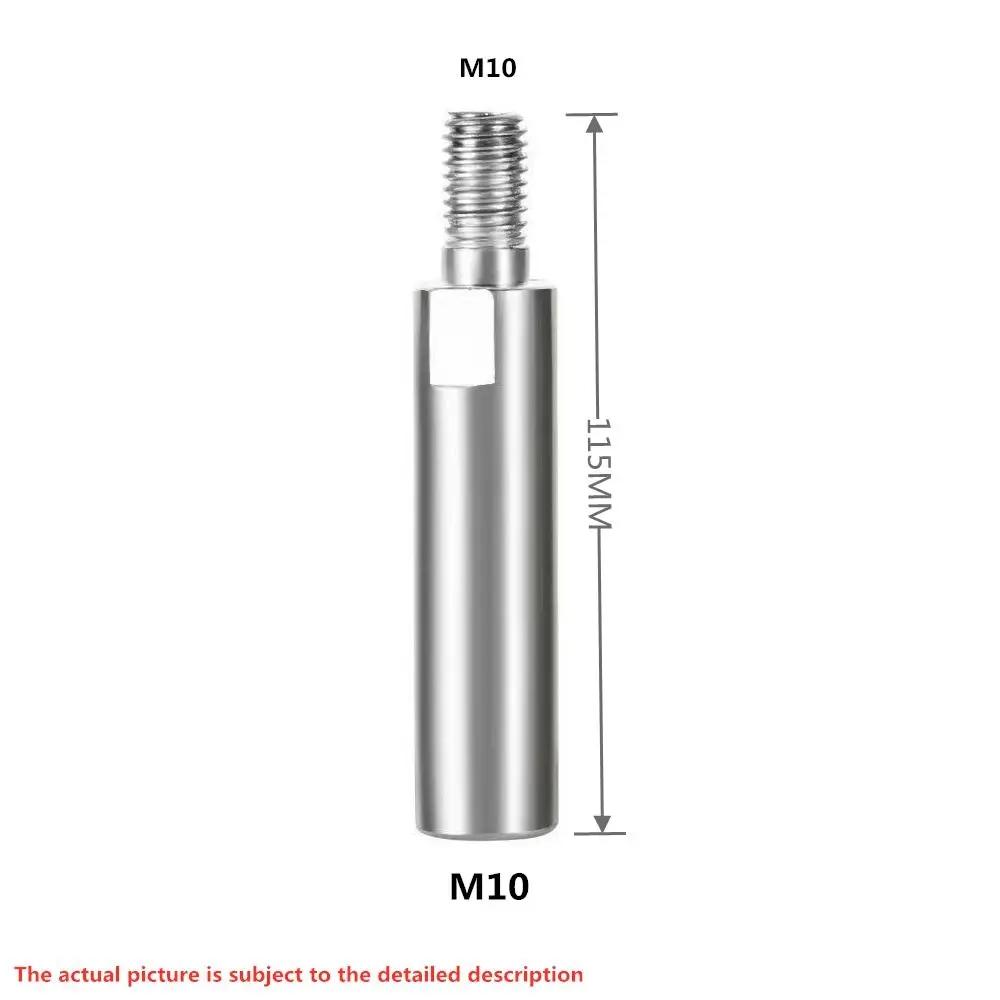 Steel Thread Adapter Extension Rod M10 M14 Power Tool Angle Grinder Connecting Rod 65/80/95/115mm Grinding Connection Adapter