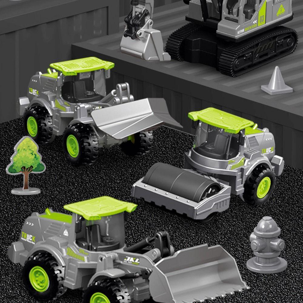 Engineering Vehicle Imitation Alloy Inertial Sliding Forklift Toy Engineering Car Model Car Models