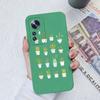 Phone Case For Xiaomi 12 Pro Lite Ultra Candy Color Patterned Liquid Silicone Full Coverage Anti Slip Shell For Xiaomi12 Coque