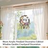Moon Acrylic Pendant Decoration Window Garden Garden Pendant