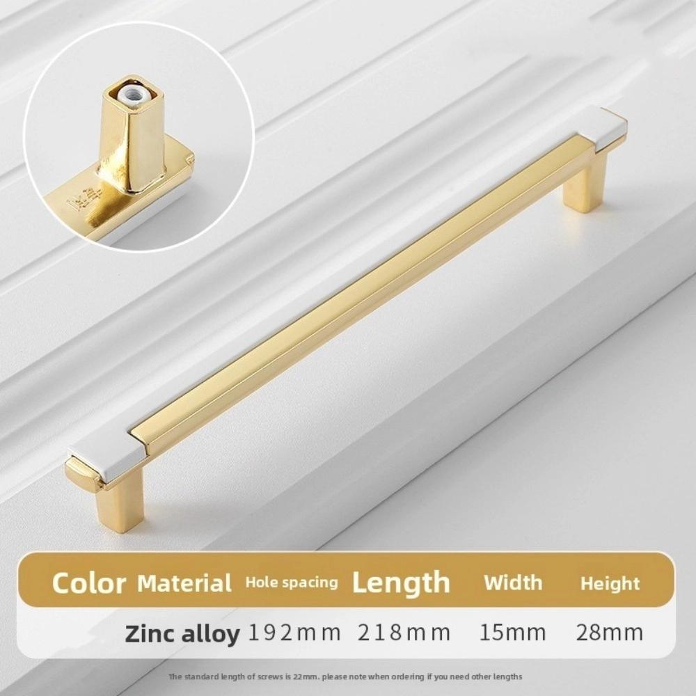 Double-colors Cabinet Pull Zinc Alloy Drawers Pull Nordic Kitchen Cabinets Handle  Cabinet Hardware