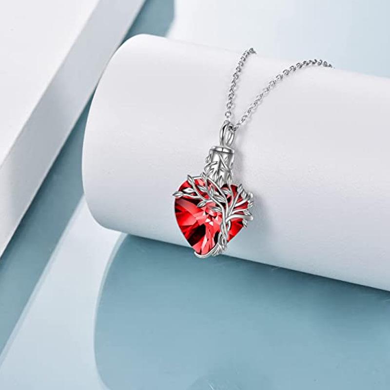 Herzbaum Halskette Gedenkschmuck Geschenke für Frauen Mädchen
