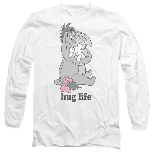 Winnie the Pooh Unisex Adult Hug Life Eeyore Valentine`s Day T-Shirt