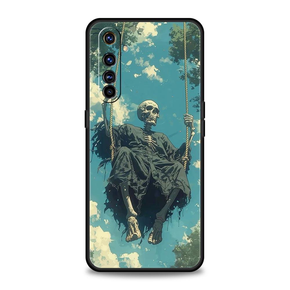 Grim Reaper Skull Phone Case For Realme 16 15T 14 13 12 11 10 4G 9 8 5G Pro Plus C21 C25 C35 GT5 GT3 GT2 Neo 2 3 3T 5 Cover