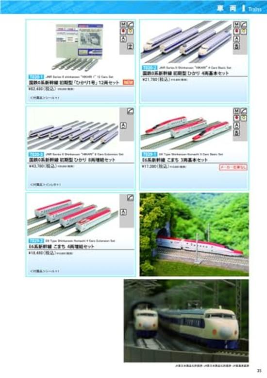 Rokuhan Z Gauge Comprehensive Catalog 2024 Railway Model Supplies A900-6
