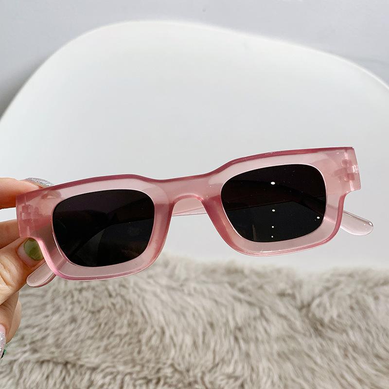 Square Concave Sunglasses Large Frame Retro Trend Sunglasses Women'S Sunshade Sunglasses