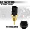 ACROPIX Engine Temperature Sensor Temperature Transmitter for Chry sler Sebring 2003-2005 Metal No.1308A012 Golden Tone