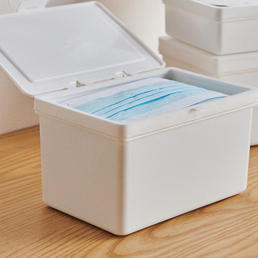 With Cover Face Cover Dispenser Box Dustproof Protective Desktop Storage Box  Home Use