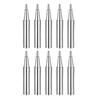 10pcs Soldering Iron Tips 900M-T-I K B IS SK 1C 2C 3C 4C 5C 0.8D 1.6D 2.4D 3.2D Tip Edge Replacement Welding Solder Station Kits