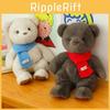 Scarf Teddy Bear Plush Toy Cute Cartoon Children Sleep Girlfriend Gift Birthday