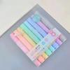 6/8Pcs/set Pastel Color Macaron Highlighter Pen Marker Pens Fluorescent Pen Drawing Highlighters Cute Stationery School Supplies