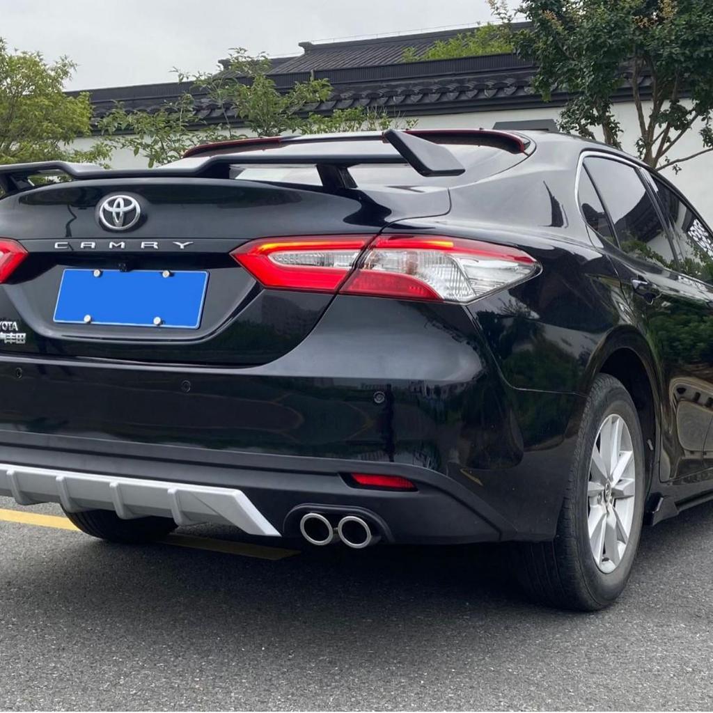 2018 Toyota Camry 8th Gen Rear Lip Bumper Diffuser Body Kit