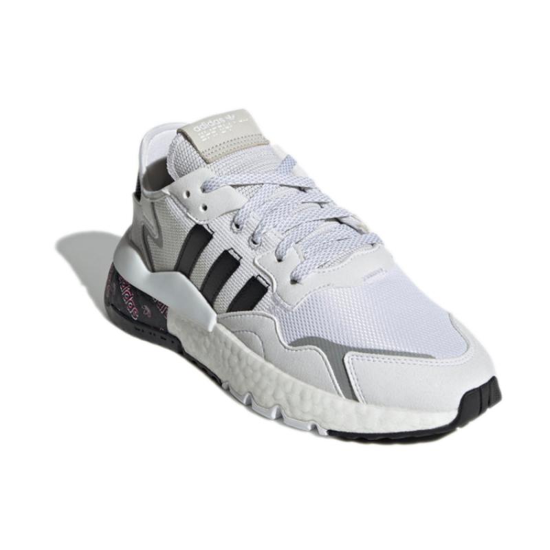 Adidas Originals Nite Jogger 'White Black Gray' Women's Sneakers H01735