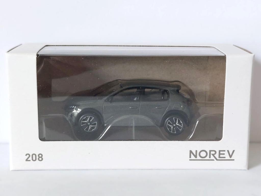 NOREV 1/64 Peugeot 208 2024 Selen Grå Miniatyrbil