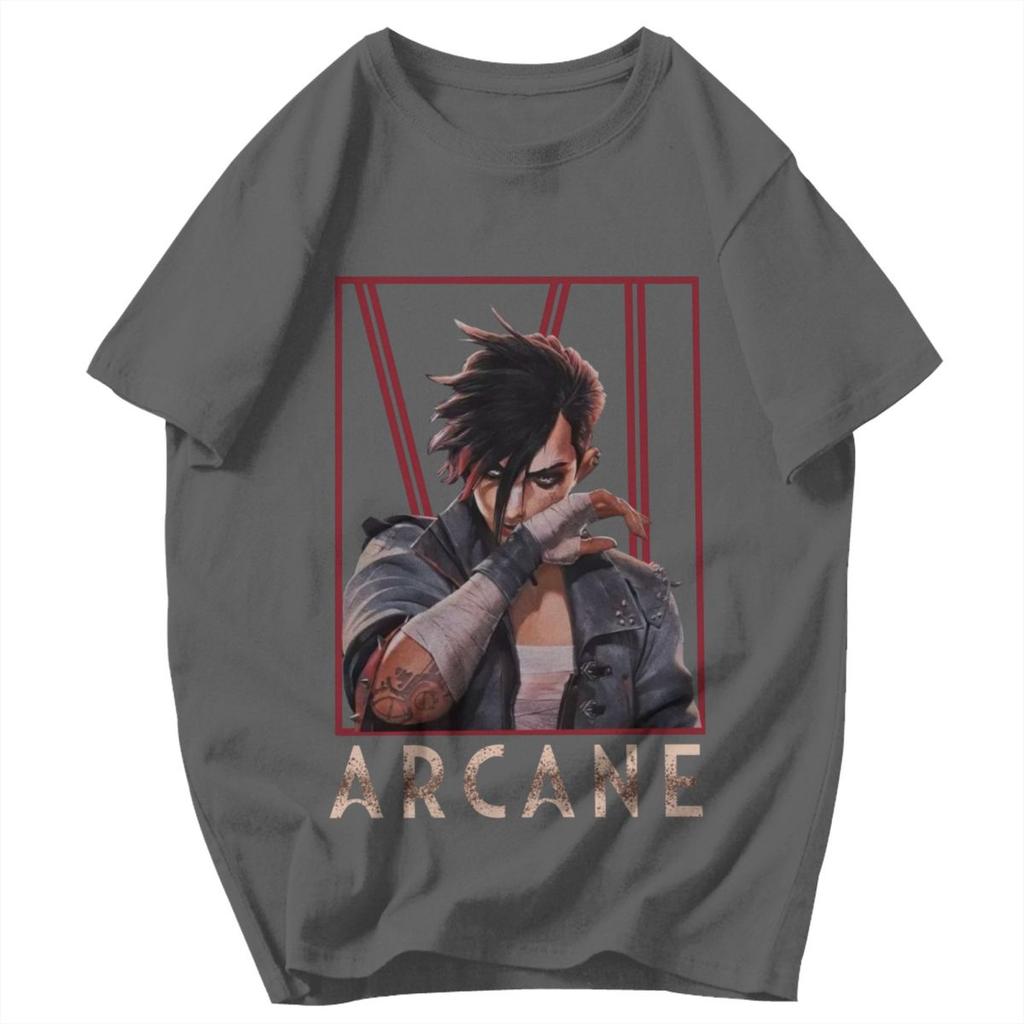 Herr T-shirt Arcane Säsong 2 Vi Gåvor Y2K Grafiska T-shirts Unisex Kläder T-shirts