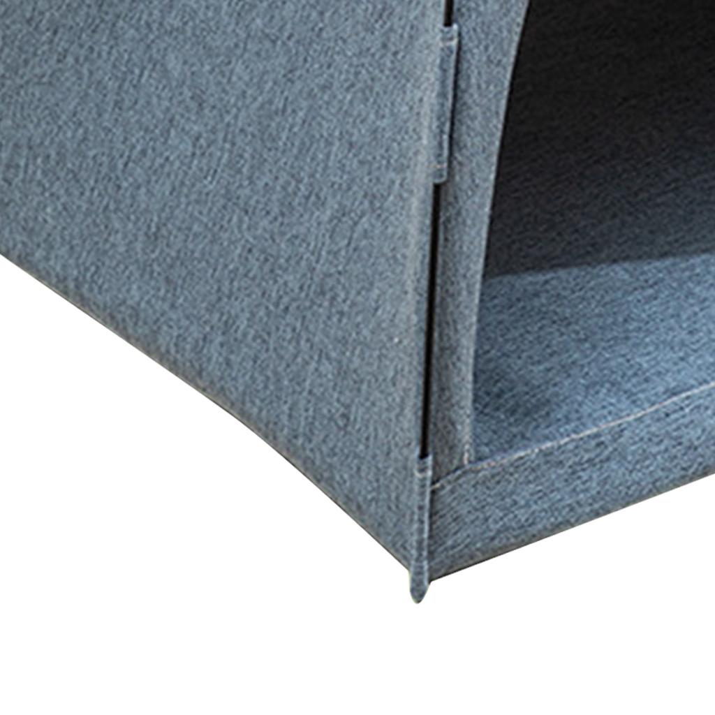 Cat Tent Bed Large Space Breathable Comfortable Washable Pet Tent House for Pet Cat Dog All Seasons S Size Blue
